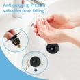 thumbnail image 5 of Black Bathroom Sink Stopper，Pop Up Drain Stopper for Bathroom Sink，Bathroom Sink Strainer ，Sink Plug,Universal Wash Basin Sink Stopper，Suitable for 1.1~1.5 Inch Bathroom Sink Drain Pipe (Matte Black), 5 of 16