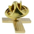 thumbnail image 2 of Stained Glass Cross Religious Church Enamel Lapel Pin, 2 of 2