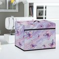 thumbnail image 5 of HELLHERO Butterflies Pattern Sewing Machine Cover 17.7 x 8.6 x 12.5 inches Easy to Store Universal Protective, 5 of 8