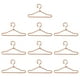 thumbnail image 2 of Perchas de ropa en miniatura perfecl Metal 10 piezas para muñecas 1/3 1/6 1/8 1/12 40 mm, 2 of 7