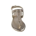 thumbnail image 5 of Nanette Lepore Girl Kids Thong Sandal, Gold, 1, 5 of 5