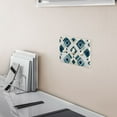 thumbnail image 5 of Yayeee Toggle Light Switch Wall Plate 3-Gang 6.37"x4.48" Decorative Outlet Cover, Green Geometric Pattern, 5 of 7