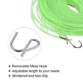 thumbnail image 4 of Unique Bargains 26.24ft Nylon Portable Clothesline Windproof Non Slip Washing Line, Green 2 Pack, 4 of 5
