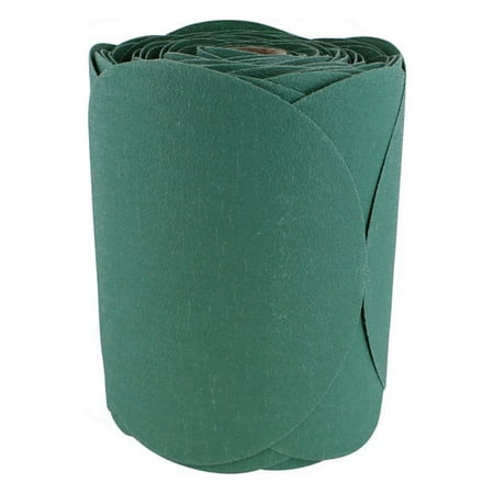 

Sunmight 00506 6 80 Grit No Hole PSA Film Link-Roll Sanding Discs 100 Discs
