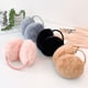 thumbnail image 5 of Orejeras de invierno para hombre con auriculares Orejeras de felpa gruesas Orejeras cálidas resistentes al viento, 5 of 6