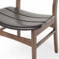 thumbnail image 3 of GDF Studio Chennault Wood and Faux Leather 7 Piece Dining Set, Walnut, Dark Brown, 3 of 8
