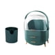 thumbnail image 1 of Organizador de maquillaje acrílico con soporte para brochas y labiales, resistente al agua. Verde, 1 of 9