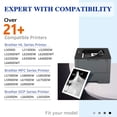 thumbnail image 2 of Unidad de tambor HaloFox DR820 compatible con impresoras Brother, color negro, 2 of 6