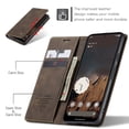thumbnail image 4 of CaseMe Leather For Google Pixel 9A Case, Flip Wallet Leather Case with Card Holder Magnetic Closure Shockproof Kickstand Protective Phone Cases Cover For Google Pixel 9A,Coffee,For Google Pixel 9A, 4 of 12