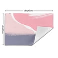 thumbnail image 3 of ZNDUO Placemats, 6 PCS Heat Resistant Stain Resistant Woven PVC Insulation Placemats, Durable Washable Elegant Table Mats for Dining-Abstract Pastel Art, 18"x12", 3 of 6