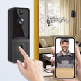 thumbnail image 1 of LSLJS Smart Smart Sonnette, Sonnette Vidéo Sans Fil à Télécommande Sonnette Visuelle Intelligente, Détection de Mouvement PIR, Interphone Domestique Vision Nocturne HD Sécurité Wi‐Fi Porte Sonnette, Sonnette, 1 of 9