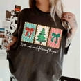thumbnail image 4 of It’s the Most Wonderful Time of the Year Graphic Print T-Shirt | Christmas Tree & Bow Design | Holiday Beige Tee, 4 of 6