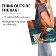 thumbnail image 2 of Naloa Textured Bald Eagle Tote Bag for Women Large Capacity Shoulder Bag for College Work Travel Shopping, 2 of 8