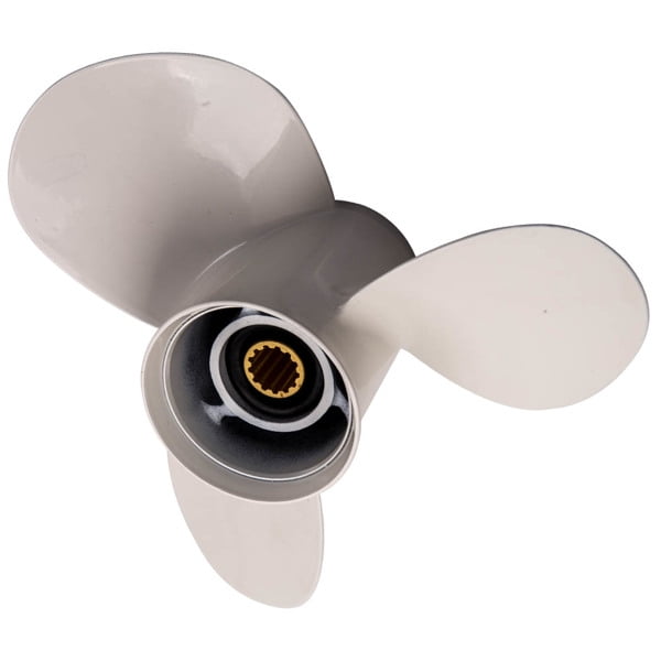 Fithood Aluminum Outboard Propeller 11-3/8X12 Pitch Fit Yamaha 50 60HP  663-45952-02-EL