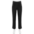 thumbnail image 1 of Pantalones de hombre de color sólido de moda steampunk retro traje de uniforme para hombre pantalones exteriores, 1 of 5