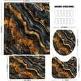 thumbnail image 4 of 4 Pcs Colorful Gaming Shower Curtain Set for Boys Bathroom Decor Watercolor Gamepad Controller Bath Curtain with Anti-Slip Mat Kids Graffiti Game Shower 70.8x70.8in, 4 of 8