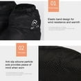 thumbnail image 4 of Zapatillas de plumón impermeables calcetines cubierta de pies para invierno exterior Camping senderismo, 4 of 9