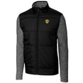 thumbnail image 2 of Men's Cutter & Buck Black Missouri Tigers Vault Big & Tall Stealth Hybrid Quilted Full-Zip Windbreaker Jacket, 2 of 3