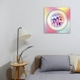 thumbnail image 5 of 5D Multi-Dimensional Wall Art - Custom Made Good Vibes Wall Art Print on Strong Polycarbonate Panel with Vibrant Colors - Immersive, Interactive, Lenticular Artwork by Matashi (12x12 Inches), 5 of 5