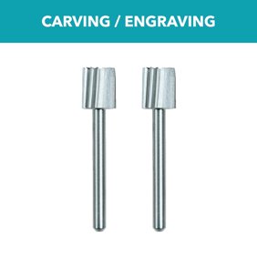 Dremel 115W 5/16" High Speed Cutting Rotary Tool Accessory Bits, 2 Pack