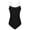 Black, variant on Xfvqtps Women One Piece Swimsuit Tummy Control Solid Color Slimming Adjustable Straps Bathing Suit for Beach Hot Pink