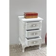 thumbnail image 2 of International Caravan Windsor 3 Drawer End Table in Antique White, 2 of 3