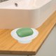 thumbnail image 2 of Jabonera redonda de cristal transparente, repuesto para jabón de baño, para encimeras de baño y lavabos de cocina., 2 of 8