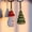 Colorful, variant on Hand Painted Wooden Pineapple Decor – Hand Carved Miniature Fruit Figurine Sculptures for Home, Kitchen, Garden,or Tabletop Decoration (Set of 5)
