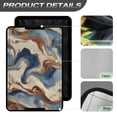 thumbnail image 4 of POLERO Reflective RV Door Window Shade, 17.3” x 26” Car Door Window Cover Fashion Sunshield Blocking Light, Heat and UV Rays for RV Trailer Camper Windows (Brown Marble), 4 of 7