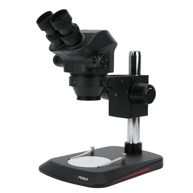 Binocular Microscope, Plastic K-7050 Professional Stereo Zoom Microscope, For PCB Board Electronic Components