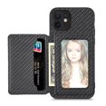 thumbnail image 1 of Case For FOXDOCK iPhone 12 Stand Function RFID Blocking Magnetic Card Holder Complete Camera Safety, 1 of 4