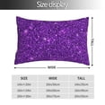 thumbnail image 2 of Balery Purple Glitter Funda de Cojín Estampada, Regalos para Mujeres, Regalos de Amor para Ella, Regalos para Novia o Esposa, Funda de Almohada-16"x24", 2 of 6