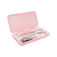thumbnail image 1 of Paquete 160 piezas Set de manicure con estuche plástico rosa 10 x 5.3, 1 of 4
