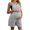 Gray, variant on PXLKNZH Maternity Casual Suspender Jumpsuit Women's Summer Loose Cotton Linen Maternity Overalls Pants High Waist Pregnancy Tank Romper with Pockets Gray,XXL