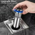 thumbnail image 6 of Nmdmisc Shower Floor Drain Odor Preventer,2.36" x 1.26" One Way Drain Valve Sewer Core Stainless Steel Floor Drain Anti-Odor Plugs for Bathroom Kitchen Balcony, 6 of 9