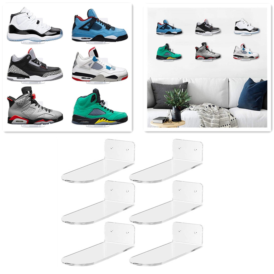 Wall sneaker shelf sale