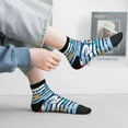 thumbnail image 2 of Pofeuu Fish And Shark Print 30cm Socks, Adult Running Hiking Socks for Youth and Adult, 2 of 7