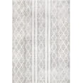 thumbnail image 3 of nuLOOM Sarina Diamonds Area Rug, 6' 7" x 9' Oval, Grey, 3 of 4