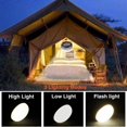 thumbnail image 4 of Camping Light, 2 Pieces Tent Light USB Rechargeable 3 Modes Camping Light and Power Bank with Magnetic Base and Hook Waterproof Emergency Camping Ligh, 4 of 5