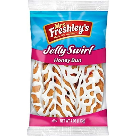 Mrs. Freshleys Jelly Swirl Honey Bun - Case Of 9