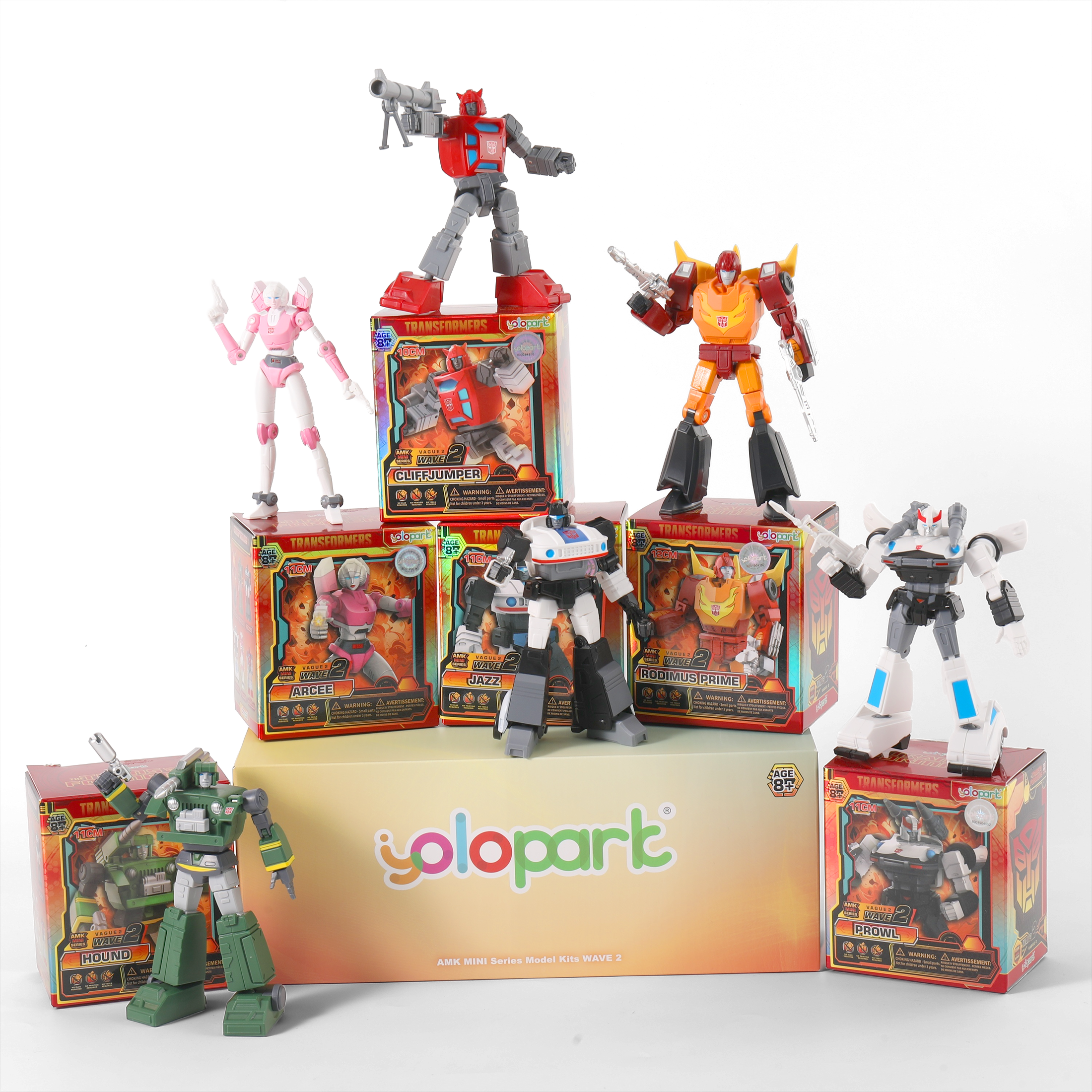 YOLOPARK Transformers Toys, Transformers G1 Action Figures Toy, Mini Autobot Series Model Kit Toys for Kids Age 8+,4.33"