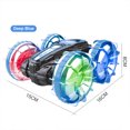 thumbnail image 3 of Alician 2.4G Amphibious Remote Control Car 4WD RC Stunt Car With LED Lights Double Sided Flips Rotating RC Boat Toy Gifts For Kids, 3 of 7