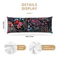 thumbnail image 3 of Fotbe Paisley Funda para Almohada Corporal con Diseño, Funda de Microfibra Ultrasuave de 20x54 Pulgadas, Ropa de Cama Elegante, 3 of 7