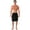 Black, variant on TowelSoft Premium Terry Velour Spa Wrap- White for Men