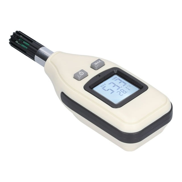 Temperature Humidity Monitor, Digital Humidity Tester Professional With Backlit LCD Display For Industry Agriculture, Meteorology, Treatment