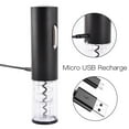 thumbnail image 2 of Shoreew Electric Wine Bottle Opener Automatic Corkscrew with Foil Cutter One-Touch Operation Easy Cork Removal Tool Gift for Wine Lovers, 2 of 7