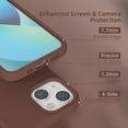 thumbnail image 3 of Compatible with iPhone 13 Mini Case for Women and Men, [Full-Body Protection] [Anti-Fingerprint] [Soft-Touch] Shockproof Soft Silicone Phone Case for iPhone 13 Mini 5.4", Brown, 3 of 6