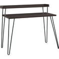 thumbnail image 1 of Ameriwood Home Haven Retro Computer Desk with Riser, Olive Green with Gold Legs, 1 of 9