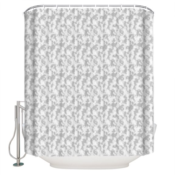 Gray Florals Bathroom Shower Curtains with 12 Hooks Polyester Waterproof Shower Curtain for Stalls and Bathtubs Cottagecore Vine Leaves Minimalist Decorative Bathroom Privacy Curtain 72x84 Inches