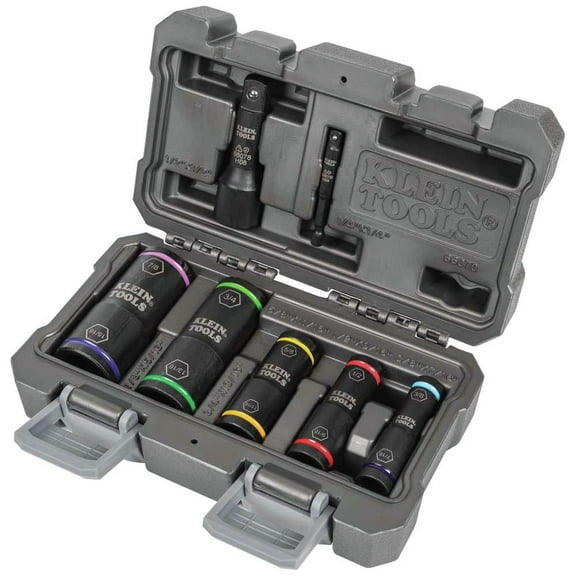 Klein Tools 66070 7-Piece Flip Impact Socket Set